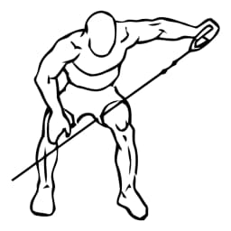 Bent Over Lateral Cable Raises