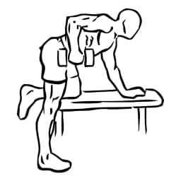 Dumbbell Rear Delt Row