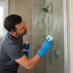 Cleaning the Shower