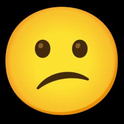 Slightly Frowning