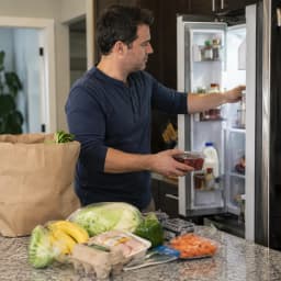 Putting Away Groceries