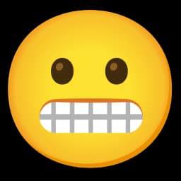 Grimacing