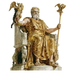 Statue Of Zeus At Olympia