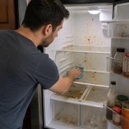 Cleaning the Fridge