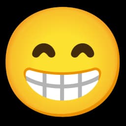 Grinning