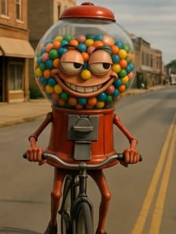Chicleteira Bicicleteira