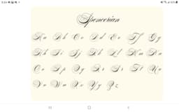 Spencerian script
